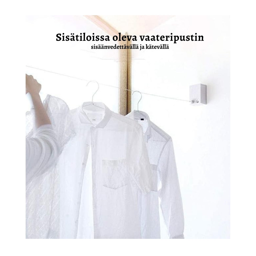 Youngine sisäänvedettävä pyykkinaru – tilaa säästävä kuivausratkaisu